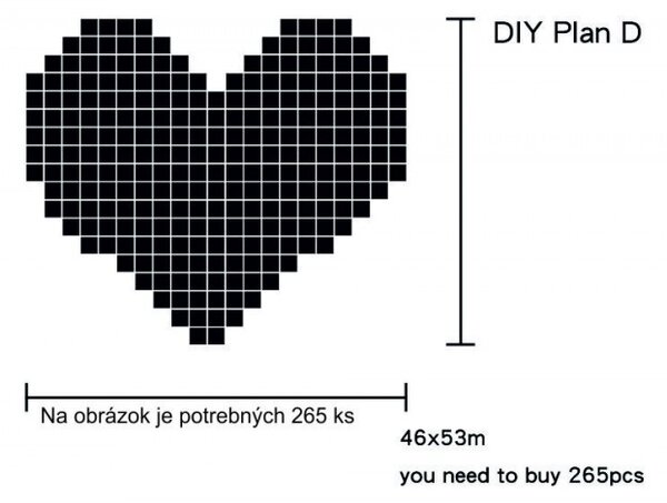 Tükör falmatrica Fantázia