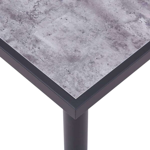 VidaXL Étkezőasztal - Betonhatású MDF - 200x100 cm