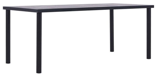 VidaXL Étkezőasztal - Betonhatású MDF - 200x100 cm