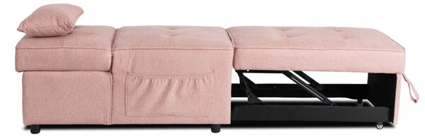 Dönthető, alvófunkciós fotel iberis 67 cm rózsaszín, fotel