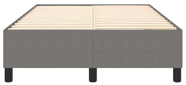 VidaXL Ágykeret - Szövet - Sötétszürke - 120x200 cm