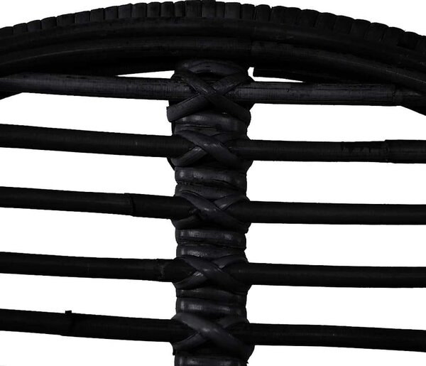 Rattan Étkezőszék - 4 db - Fekete