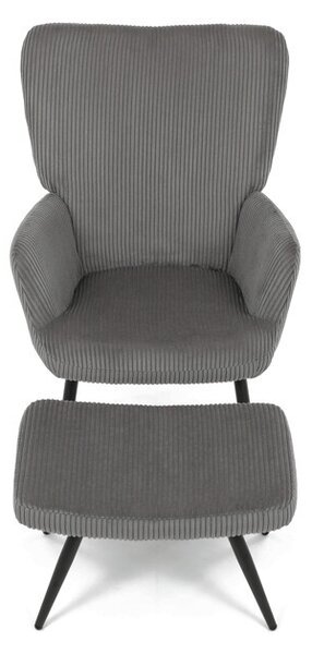 Szürke Kordbársony Relax Fotel. AK-L7285 GREY6