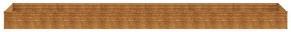 VidaXL Corten Acél Magaságyás - 579x100x36 cm