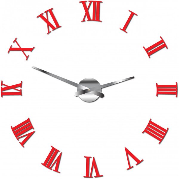 Római számokkal díszített, öntapadós falióra - ROOLIND