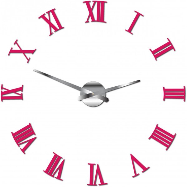 Római számokkal díszített, öntapadós falióra - ROOLIND