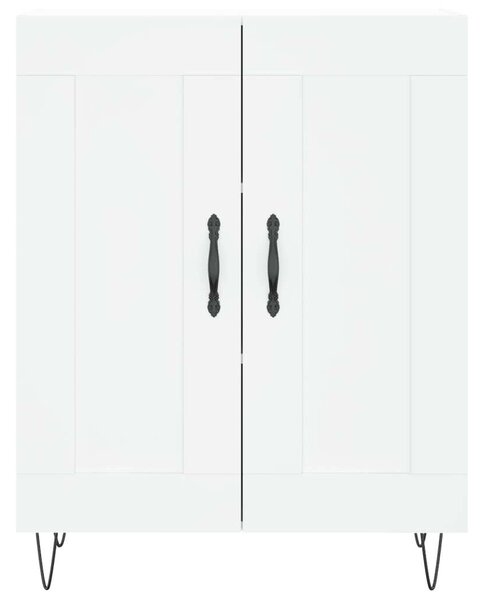 VidaXL Fehér Fa Magasszekrény - 180 cm