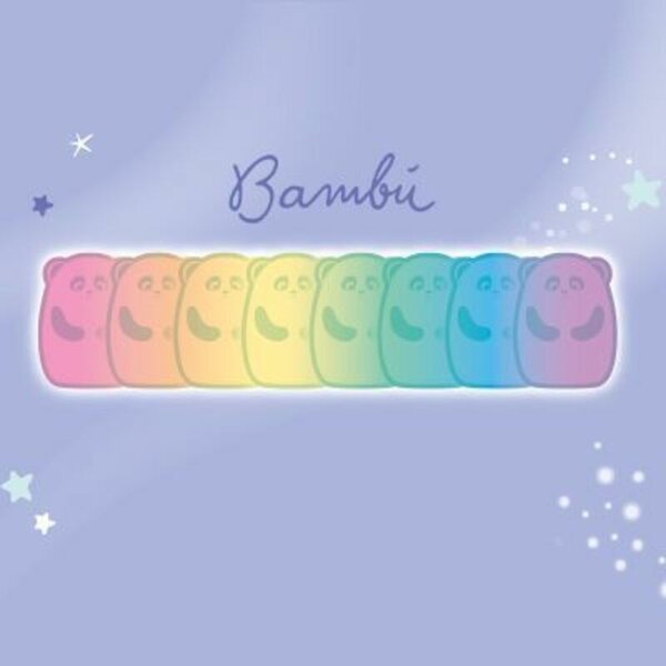 Chicco Sweet Lights Süni éjszakai lámpa 8 színnel USB-kábellel 0h+