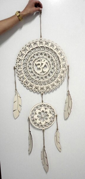 OM Mandala – fa álomfogó falra | AURAVIA
