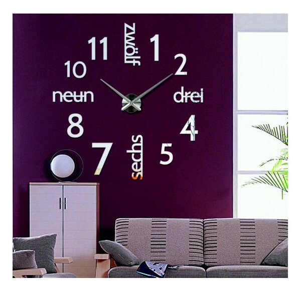 Stylesa Modern falióra DIY DRIWAL 3D S039 kék
