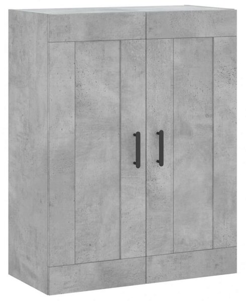 VidaXL Magas Szekrény - Betonszürke - 69,5x34x180 cm