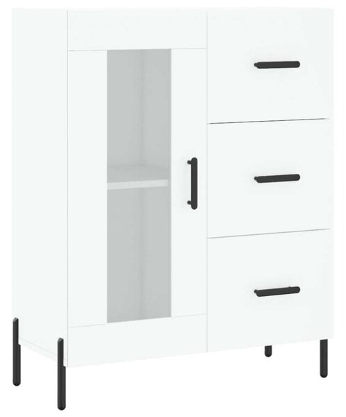 VIDAXL - Fehér Fa Magasszekrény - 69,5x34x180 cm