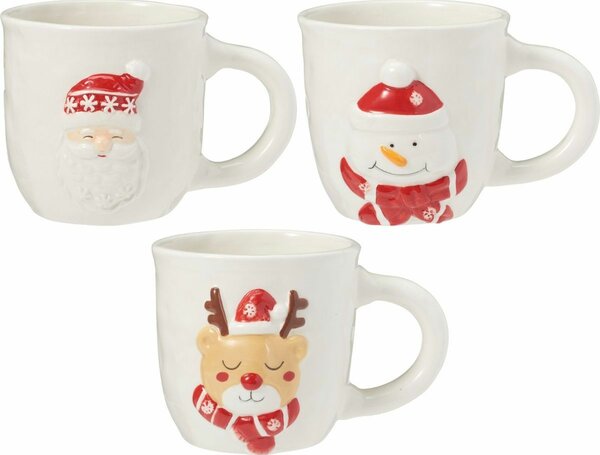 North Pole 3 db kerámia bögre szett 500 ml
