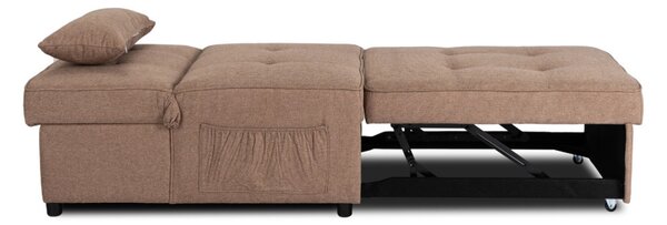 Dönthető, alvófunkciós fotel iberis 80 cm barna, fotel