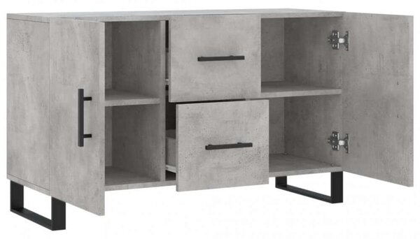 VidaXL betonszürke műfa tálalószekrény 100 x 36 x 60 cm