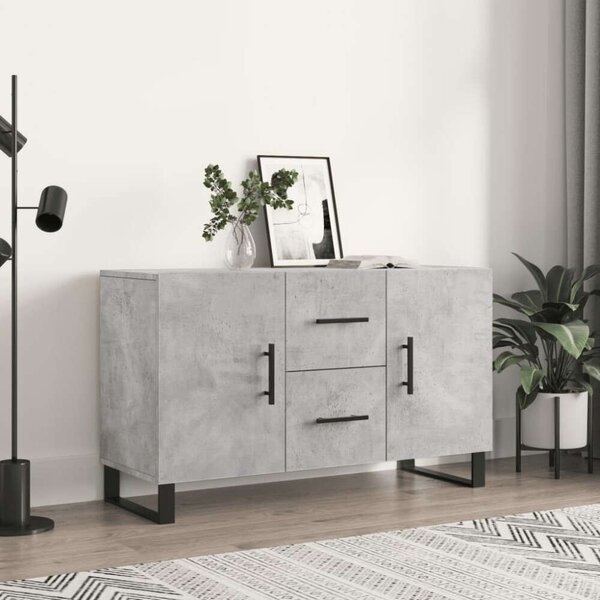 VidaXL betonszürke műfa tálalószekrény 100 x 36 x 60 cm