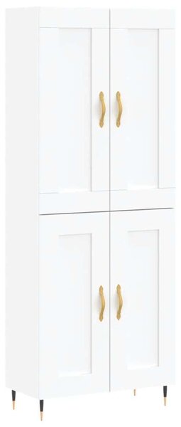 VidaXL fehér szerelt fa magasszekrény 69,5 x 34 x 180 cm