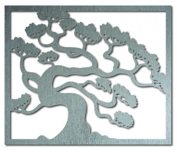 Fából készült kép a falon egy bonsai fa fa rétegelt lemez DRAZSKA