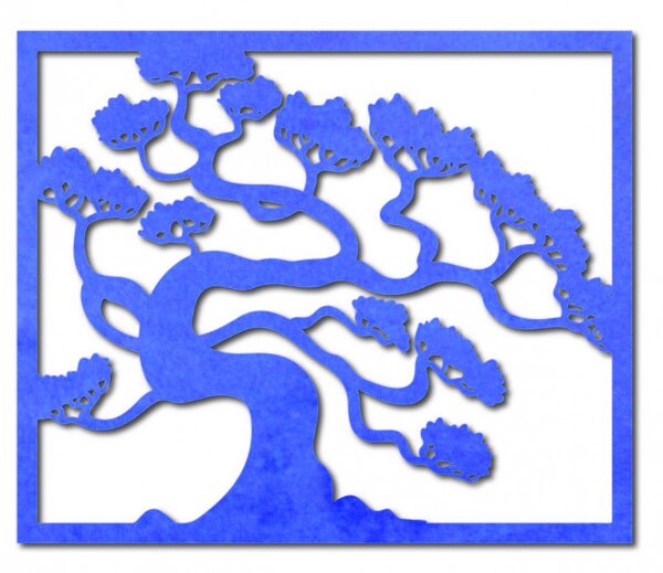 Fából készült kép a falon egy bonsai fa fa rétegelt lemez DRAZSKA