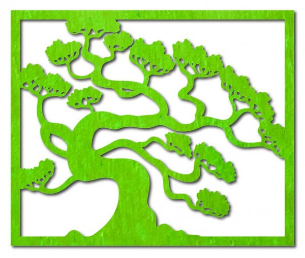 Fából készült kép a falon egy bonsai fa fa rétegelt lemez DRAZSKA