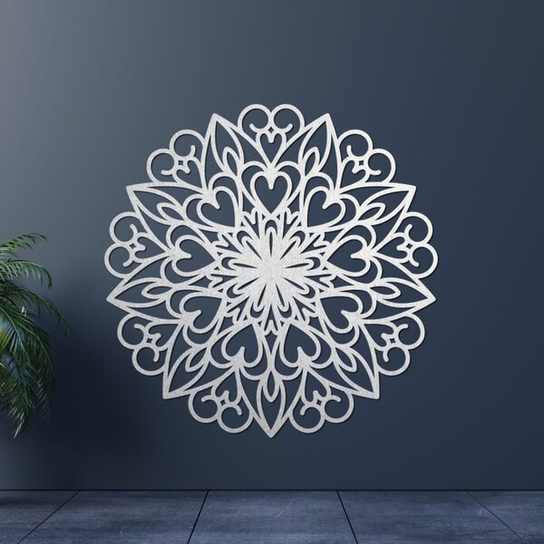 Faragott mandala, fa faldekoráció | FARLIKT