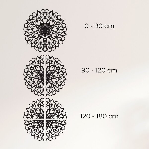 Faragott mandala, fa faldekoráció | FARLIKT