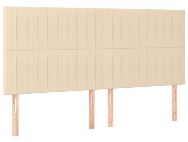 VidaXL Krémszínű Ágy 200x200 cm