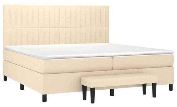 VidaXL Krémszínű Ágy 200x200 cm