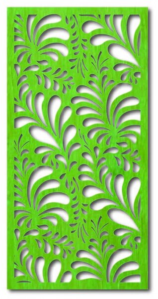 Elegáns fa panel virágmintával | PIKI