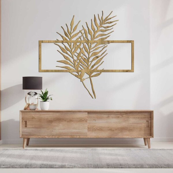 Fa kép minimalista levelekkel keretben - FERNS