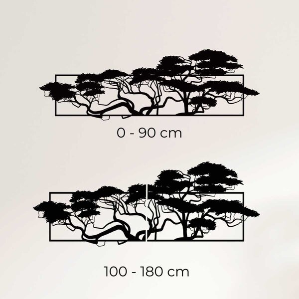Faldekoráció fenyőmotívummal - TIRALIN