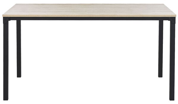 Étkezőasztal HOCKLEY Világosbarna 150 cm 90 cm