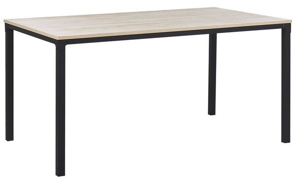 Étkezőasztal HOCKLEY Világosbarna 150 cm 90 cm