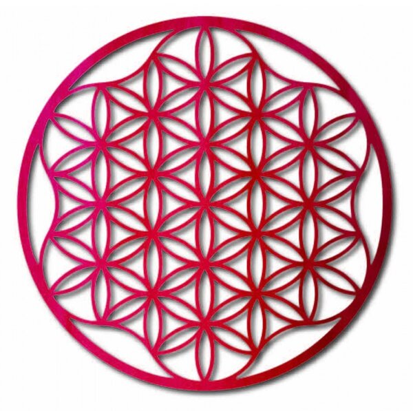 Egy mandala képe rétegelt lemezről 120 cm -ig