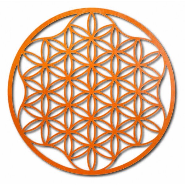 Egy mandala képe rétegelt lemezről 120 cm -ig