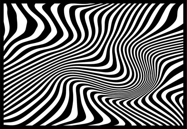 Dekoratív falfestmény zebra és fekete