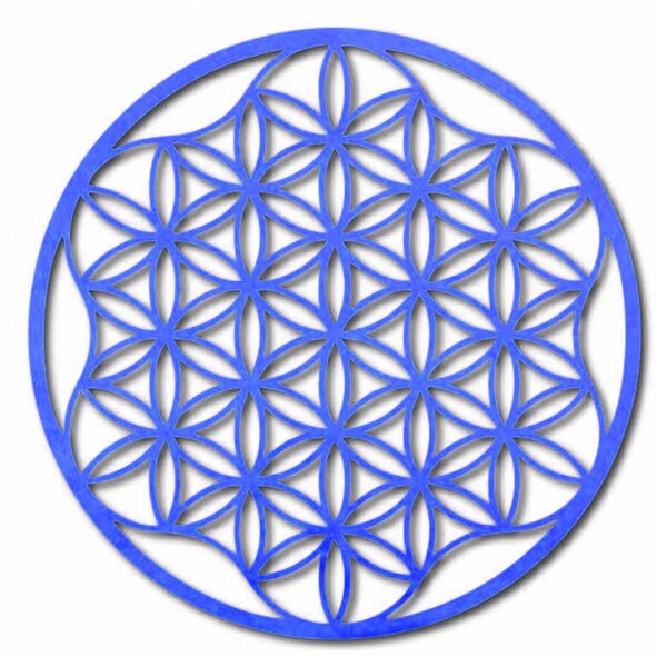 Egy mandala képe rétegelt lemezről 120 cm -ig