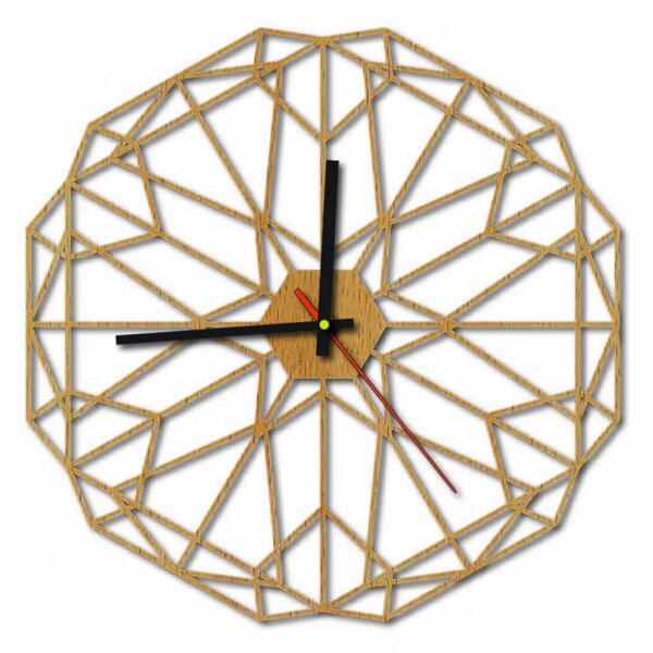 Sentop - MDF falióra HDKF017 nappali szobához és fekete 40 cm