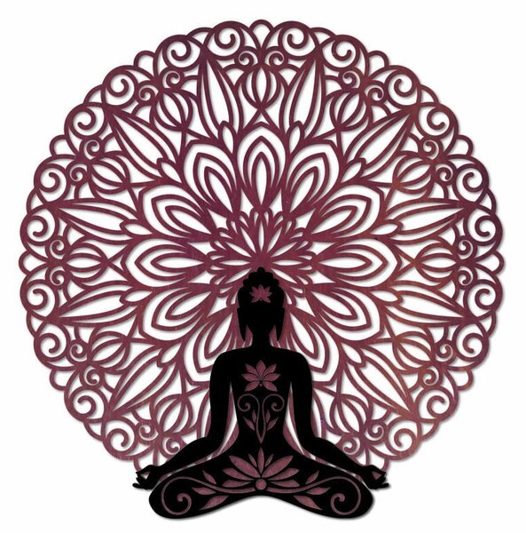 3D falfestmény Buddha mandalában 50, 70, 90 cm