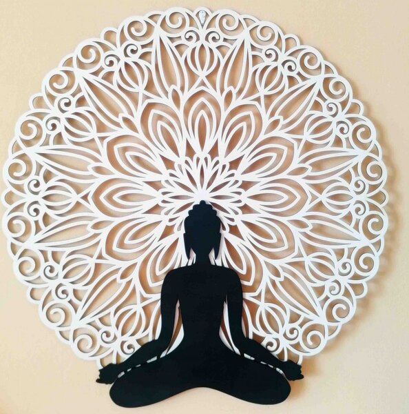Sentop - Mandala 3D-s kép a Buddha mandala színes design falán