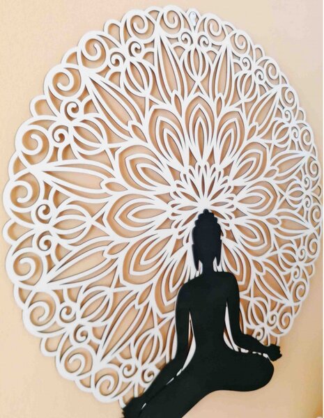 Sentop - Mandala 3D-s kép a Buddha mandala színes design falán