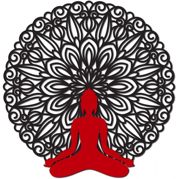 Sentop - Mandala 3D-s kép a Buddha mandala színes design falán