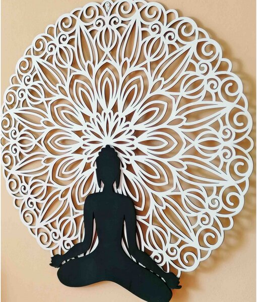Sentop - Mandala 3D-s kép a Buddha mandala színes design falán