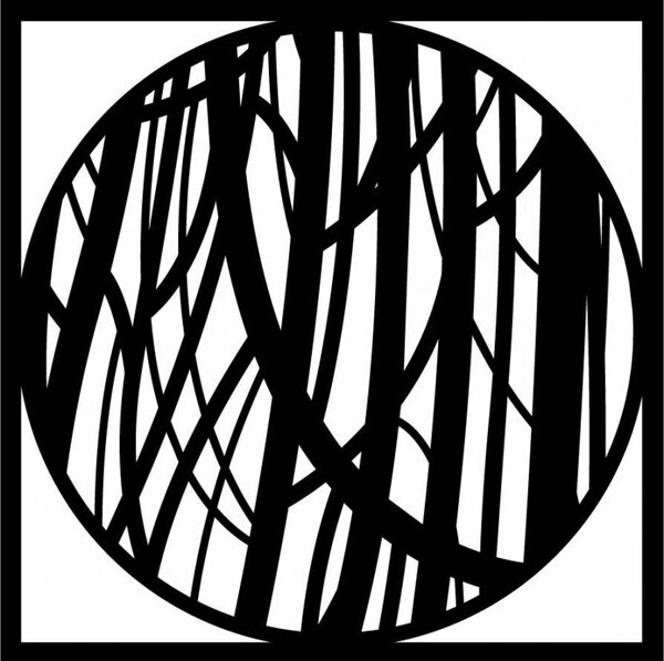 Fából készült falikép egy vonalról - HOGFOG