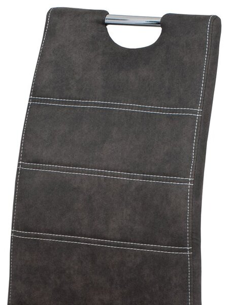 Vintage Szürke Szövet Étkezőszék. HC-486 GREY3