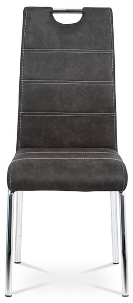 Vintage Szürke Szövet Étkezőszék. HC-486 GREY3
