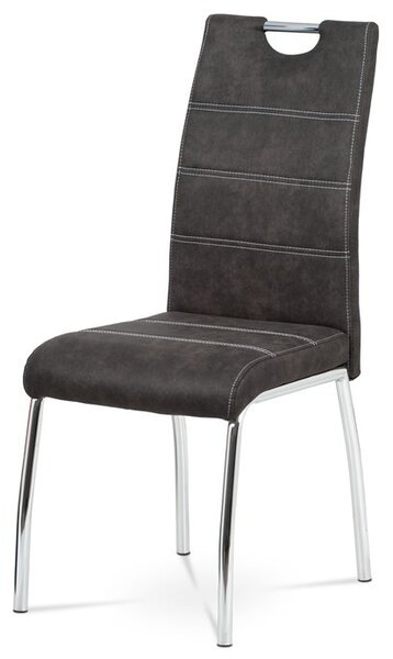Vintage Szürke Szövet Étkezőszék. HC-486 GREY3
