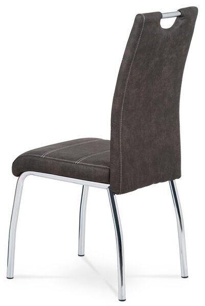 Vintage Szürke Szövet Étkezőszék. HC-486 GREY3