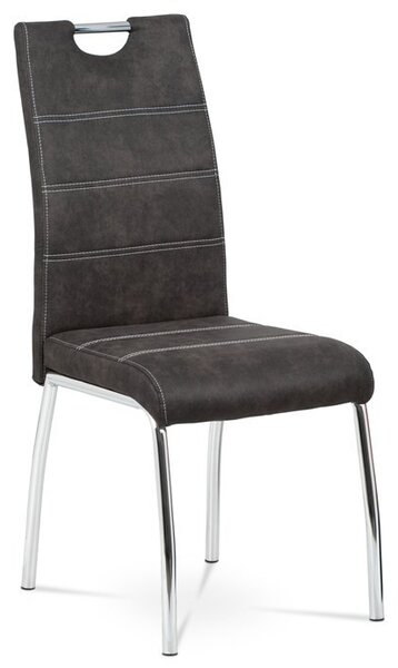 Vintage Szürke Szövet Étkezőszék. HC-486 GREY3
