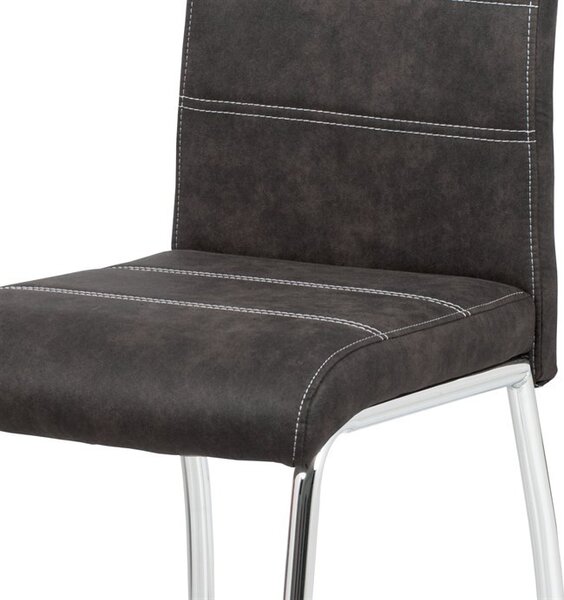 Vintage Szürke Szövet Étkezőszék. HC-486 GREY3